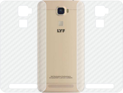 ZINGTEL Back Screen Guard for JIO LYF WATER 9(Pack of 2)