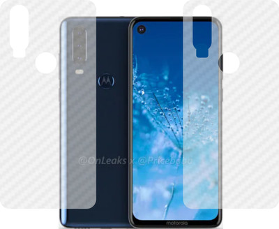 ZINGTEL Back Screen Guard for MOTO P40 POWER(Pack of 2)