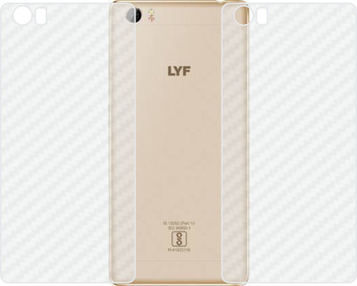 ZINGTEL Back Screen Guard for LYF WATER F1S(Pack of 2)