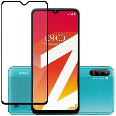Bodoma Edge To Edge Tempered Glass for Lava Z2s, Lava Z2, Lava Z3, Lava Z4(Pack of 1)