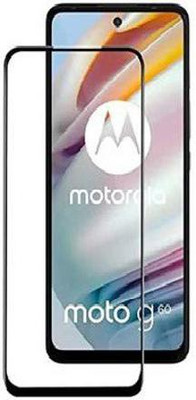 SMARTCASE Edge To Edge Tempered Glass for Motorola Moto G60(Pack of 1)