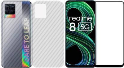PONDRIK Front and Back Screen Guard for Realme 8 5G(Pack of 2)