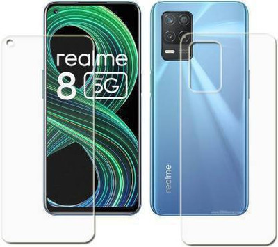 PONDRIK Front and Back Screen Guard for Realme 8 5G(Pack of 2)