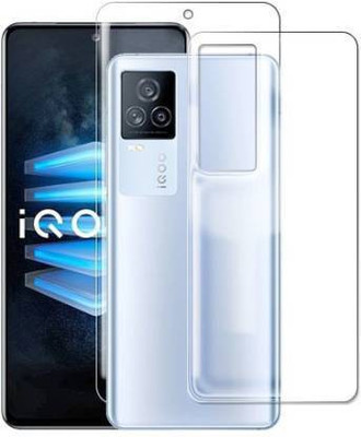 PR SMART Front and Back Tempered Glass for Vivo iQOO 7(Pack of 2)