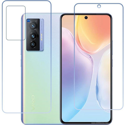 PR SMART Front and Back Tempered Glass for Vivo X70(Pack of 2)