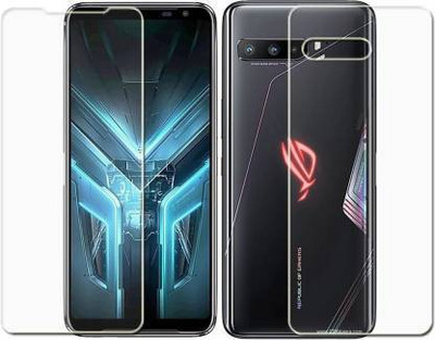 SOLIVAGANT Front and Back Tempered Glass for ASUS Zenfone ROG Phone 3(Pack of 2)