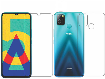 PR SMART Front and Back Tempered Glass for Infinix Smart 5A(Pack of 2)