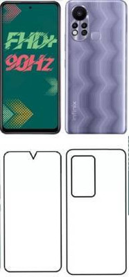 SOLIVAGANT Front and Back Tempered Glass for Infinix Hot 11s(Pack of 2)