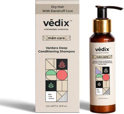 Vedix Ayurvedic Dandruff Care Vardara Deep Conditioning Shampoo for Men for Dry Hair