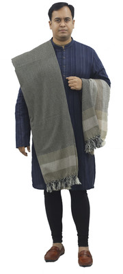 Sprha Wool Checkered Men, Women Shawl(Multicolor)