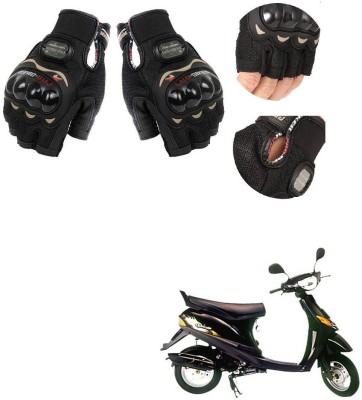 KOZDIKO PRO BIKER HALF FINGERED GLOVES FOR BAJA SPIRIT-640 Riding Gloves(Black)