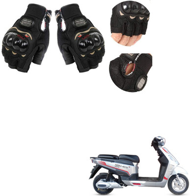 KOZDIKO PRO BIKER HALF FINGERED GLOVES FOR HERO NYX12 Riding Gloves(Black)