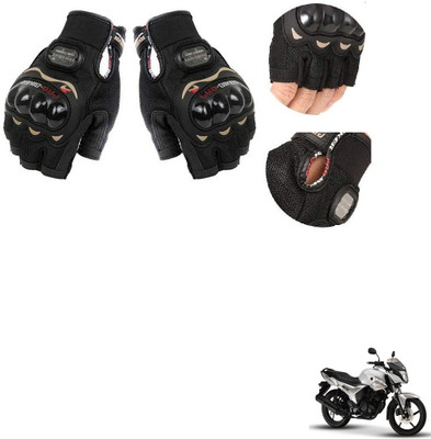 KOZDIKO PRO BIKER HALF FINGERED GLOVES FOR YAMAHA SZR03 Riding Gloves(Black)