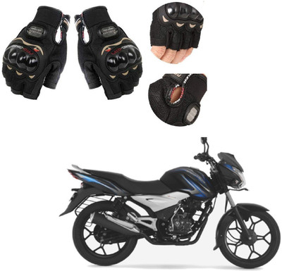 KOZDIKO PRO BIKER HALF FINGERED GLOVES FOR BAJAJ DIECOVER 150 Riding Gloves(Black)