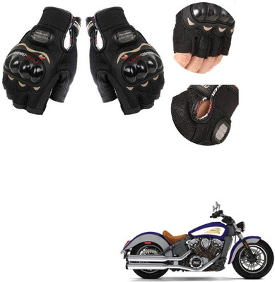 KOZDIKO PRO BIKER HALF FINGERED GLOVES FOR INDIAN X SCOUT Riding Gloves(Black)