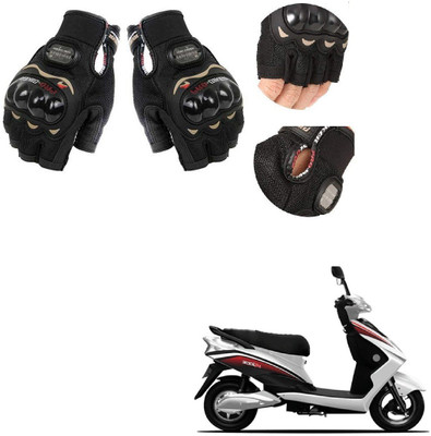 KOZDIKO PRO BIKER HALF FINGERED GLOVES FOR OKINAWA RIDGE Riding Gloves(Black)