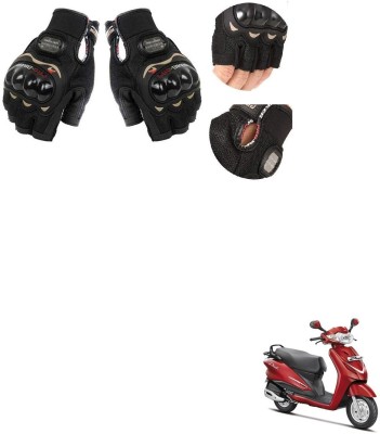 KOZDIKO PRO BIKER HALF FINGERED GLOVES FOR HERO DUET Riding Gloves(Black)