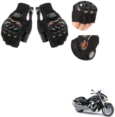 KOZDIKO PRO BIKER HALF FINGERED GLOVES FOR SUZUKI INTRADER Riding Gloves(Black)