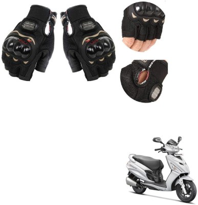 KOZDIKO PRO BIKER HALF FINGERED GLOVES FOR HERO MAESTRO Riding Gloves(Black)