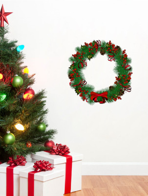 K2A Studio 57 cm christmas Self Adhesive Sticker(Pack of 1)