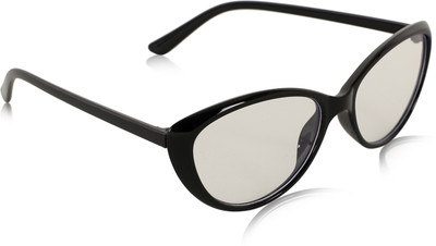 Alchiko Cat-eye Sunglasses(For Men & Women, Clear)