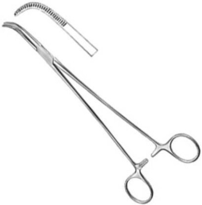 ARINEO Right angle forceps surgical instrument german steel 8 inch / 20 cm Hemostats Forceps