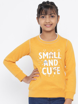 TAB91 Full Sleeve Printed Baby Girls Sweatshirt