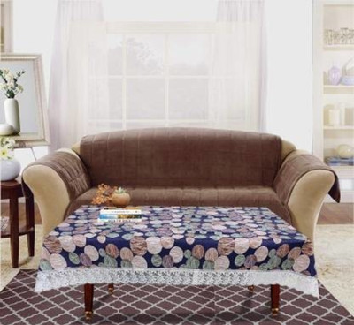 DPA Collection Printed 4 Seater Table Cover(Multicolor, PVC)