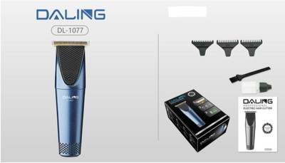 DALING DL-1077 Electric Rechargeable Hair and Beard Trimmer Trimmer 45 min  Runtime 4 Length Settings(Blue, Black)