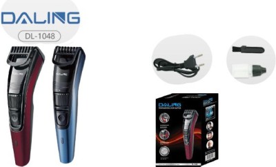 DALING DL-1048 Professional Rechargeable Beard and Hair Trimmer Trimmer 60 min  Runtime 4 Length Settings(Black, Blue)