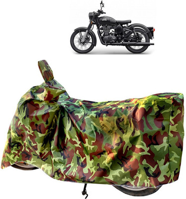 Horseyaart Two Wheeler Cover for Royal Enfield(Classic 500, Green)