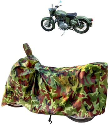 Horseyaart Two Wheeler Cover for Royal Enfield(Bullet 350, Green)