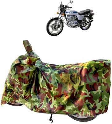 Horseyaart Two Wheeler Cover for Honda(CB 400, Green)