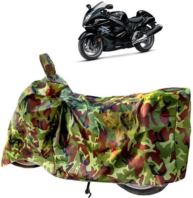 Horseyaart Two Wheeler Cover for Suzuki(Hayabusa, Green)