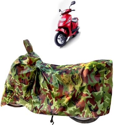 Horseyaart Two Wheeler Cover for Mahindra(Kine, Green)