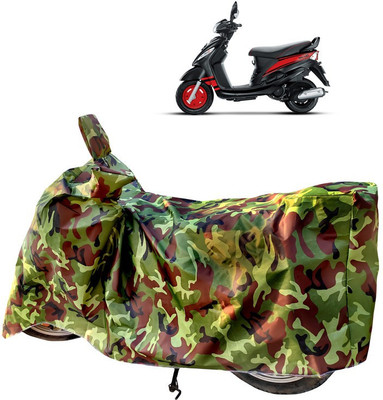 Horseyaart Two Wheeler Cover for Mahindra(Rodeo UZO, Green)