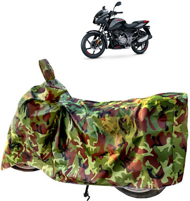 Horseyaart Two Wheeler Cover for Bajaj(Pulsar 125, Green)