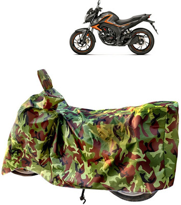 Horseyaart Two Wheeler Cover for Honda(CB Hornet 160R, Green)