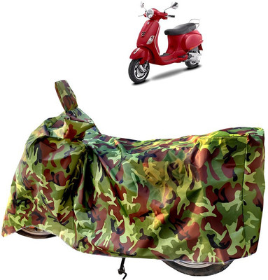 Horseyaart Two Wheeler Cover for Vespa(Vespa VXL 125, Green)