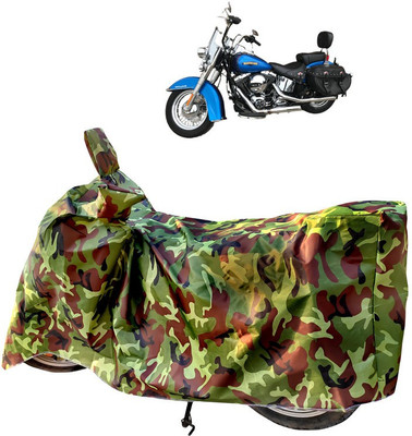 Horseyaart Two Wheeler Cover for Harley Davidson(Heritage Softail Classic, Green)