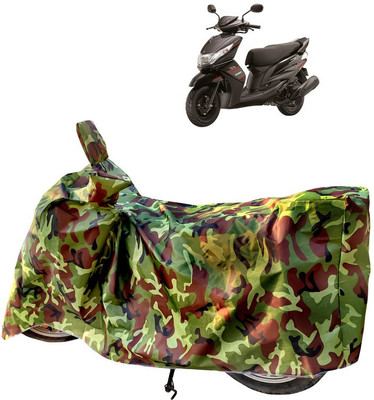 Horseyaart Two Wheeler Cover for Yamaha(Ray Z, Green)