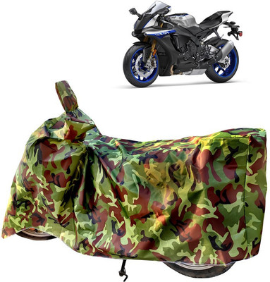 Horseyaart Two Wheeler Cover for Yamaha(YZF R1M, Green)