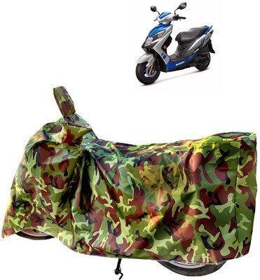Horseyaart Two Wheeler Cover for Suzuki(Swish 125, Green)