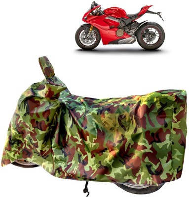 Horseyaart Two Wheeler Cover for Ducati(899 Panigale, Green)