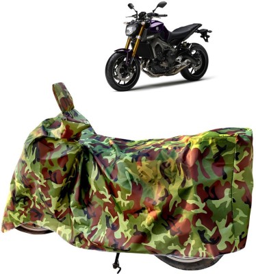 Horseyaart Two Wheeler Cover for Yamaha(MT 9, Green)