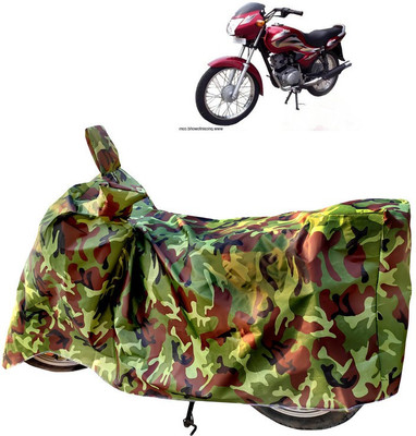 Horseyaart Two Wheeler Cover for TVS(Victor GLX, Green)