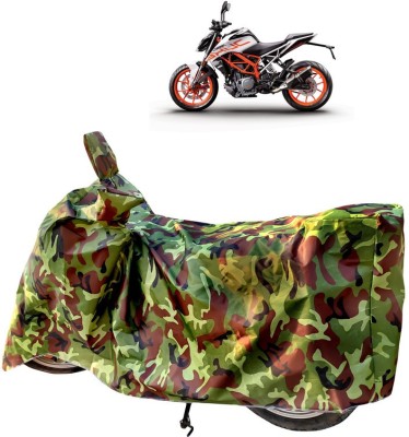 Horseyaart Two Wheeler Cover for KTM(390 Duke, Green)