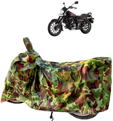 Horseyaart Two Wheeler Cover for Bajaj(Avenger Street 220, Green)