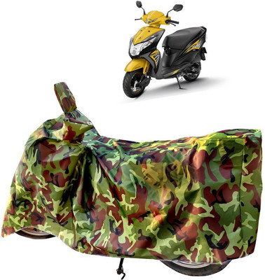 Horseyaart Two Wheeler Cover for Honda(Dio, Green)