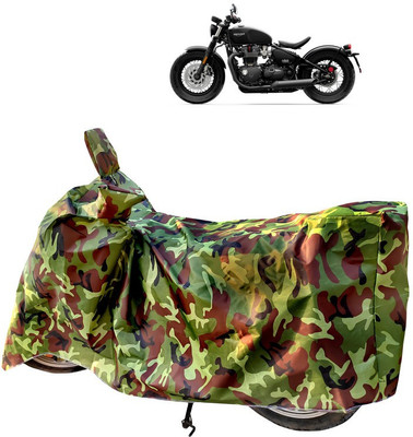 Horseyaart Two Wheeler Cover for Triumph(Bonneville Bobber, Green)